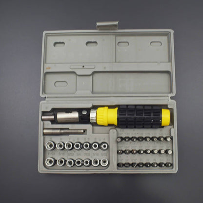 CAMCO Reversible Ratchet Screwdriver 41pc Set with Bits and Socket