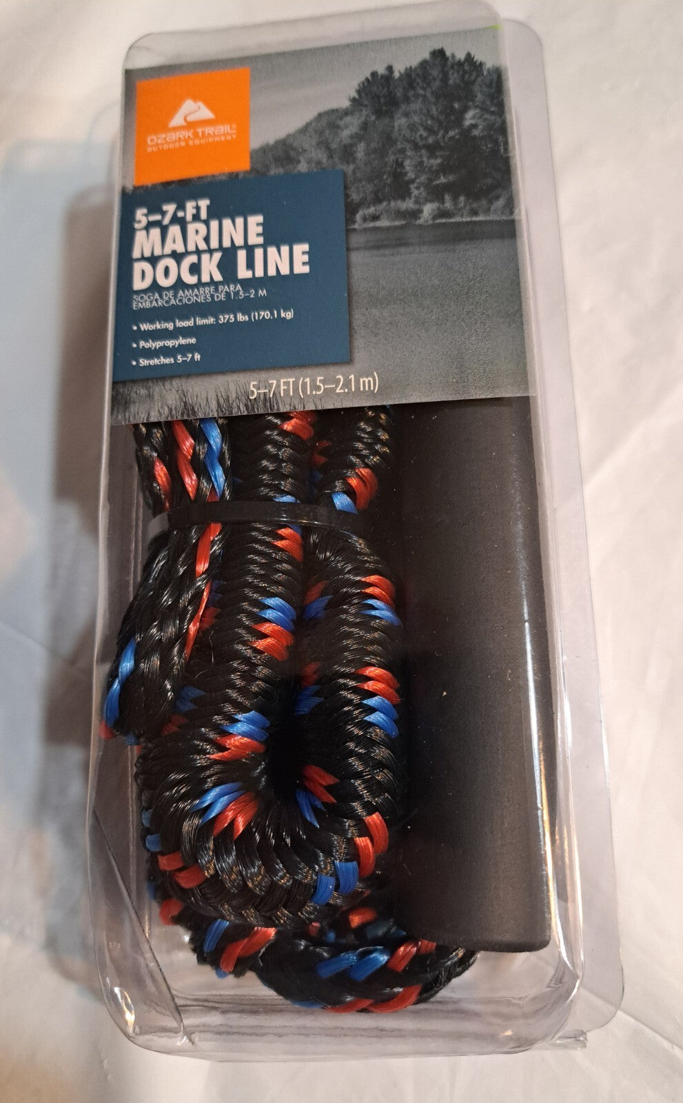 Ozark Trail Stretch Dock Line, Adjustable 5'-7'