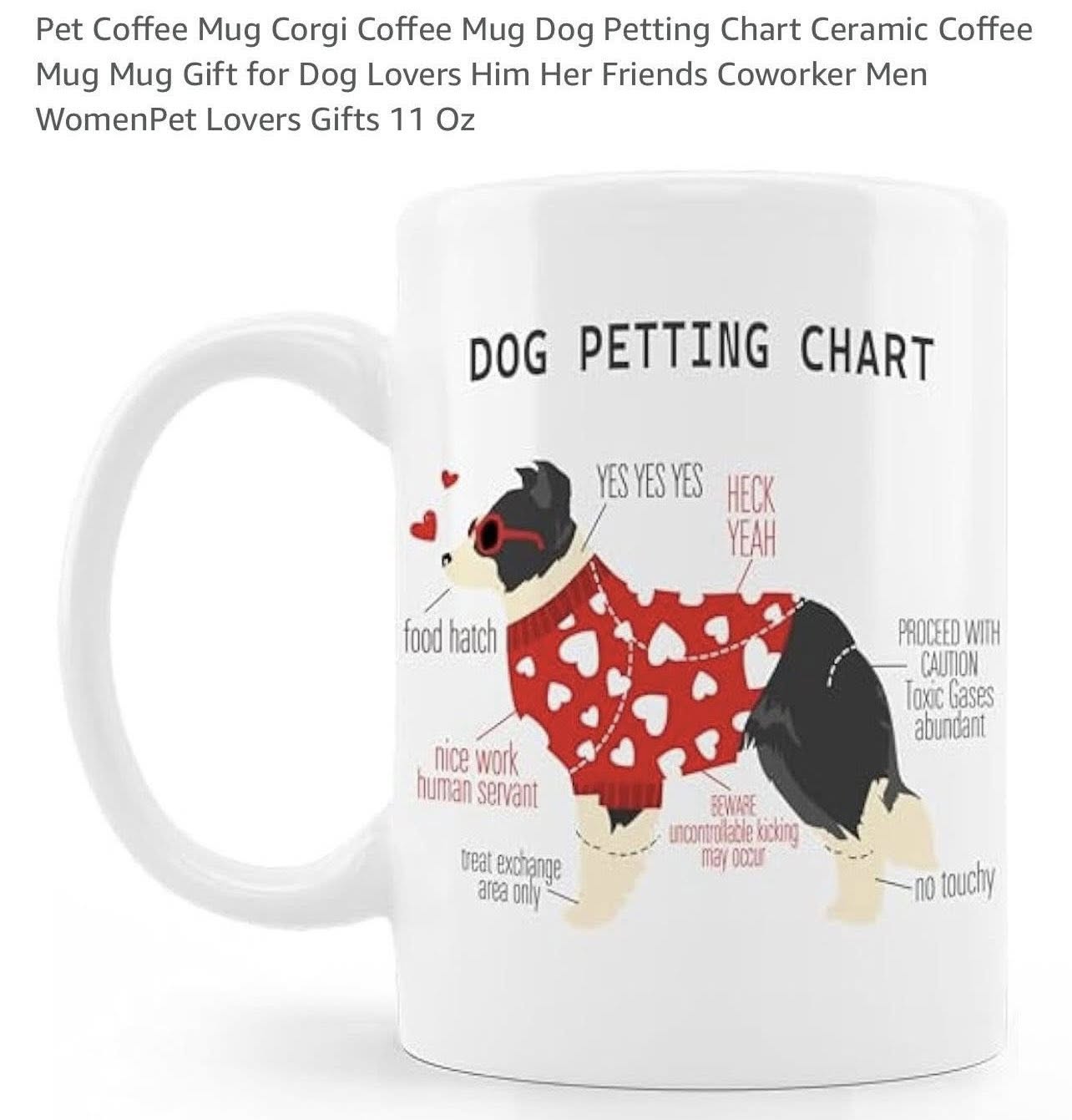 COFFEE CUP 11 OZ DOG LOVERS