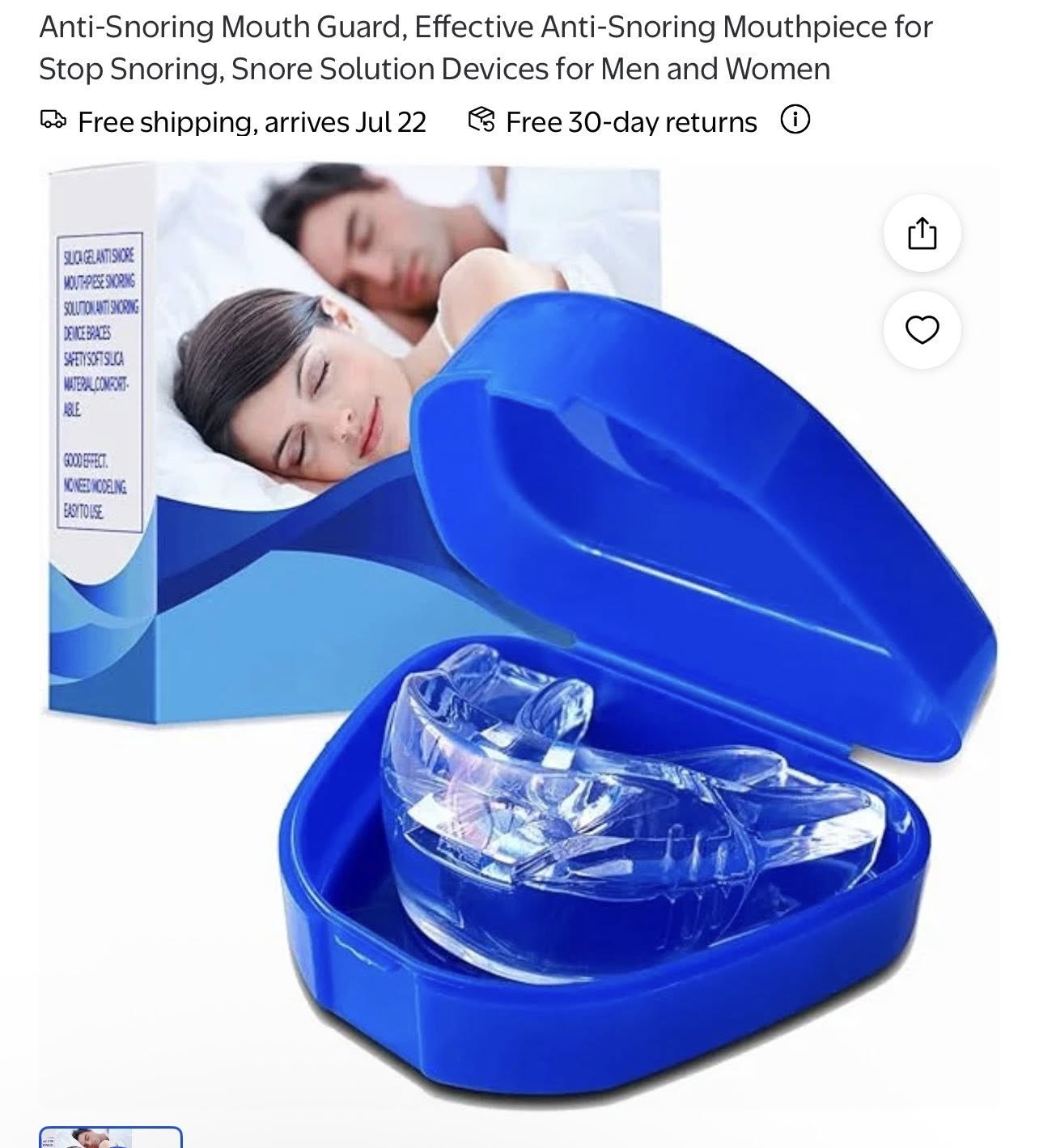 ANTI SNORING MOUTH GUARD