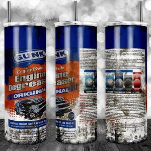 20 OZ GUNK ENGINE DEGREASER TUMBLER W/STRAW