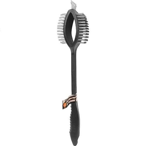IIT 17" BBQ Brush 2-Sided with Scraper, Pack of 1