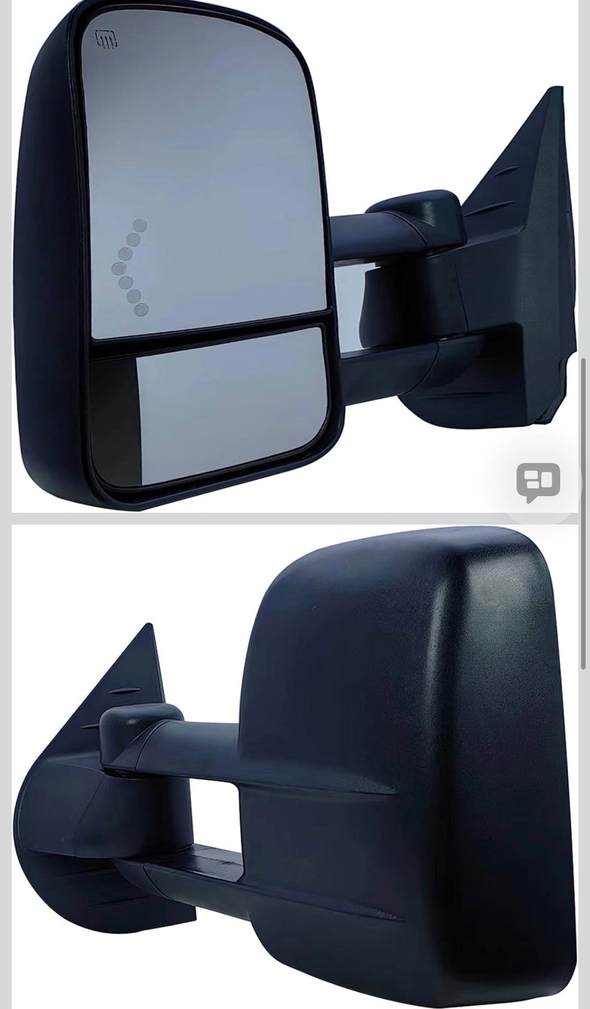 Driver Left Side Door Towing Mirror
