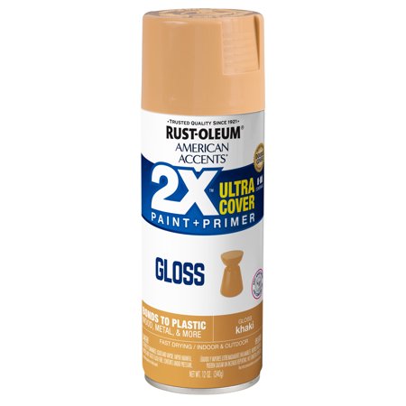 Rust-Oleum American Accents Gloss Khaki Spray Paint, 12 Oz