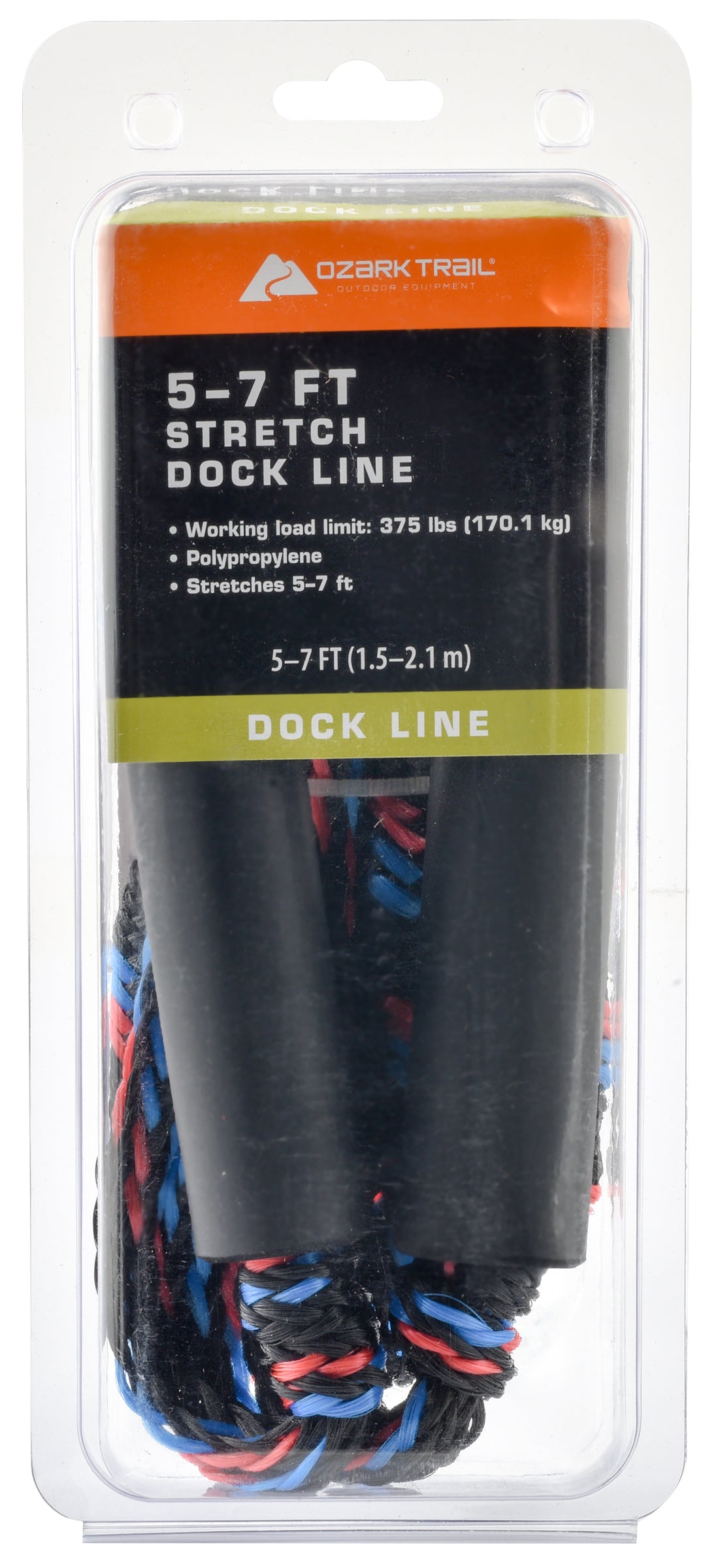 Ozark Trail Stretch Dock Line, Adjustable 5'-7'