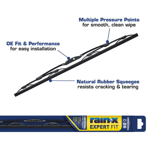 Rain-X Expert Fit Conventional Wiper Blade 26" - 860026