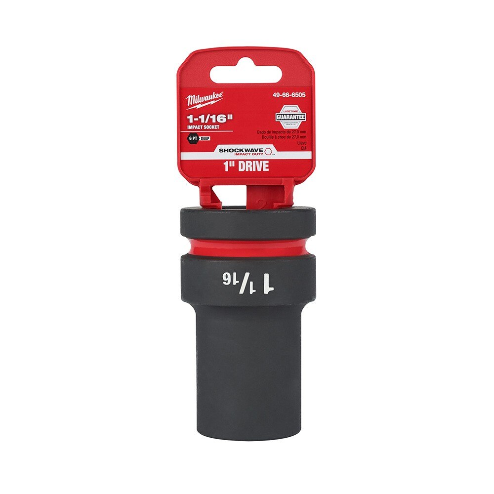 MILWAUKEE TOOL SHOCKWAVE 1-1/16 in. Deep Impact Socket