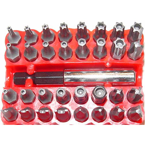 Pit Bull 33 Piece Security Bit Set