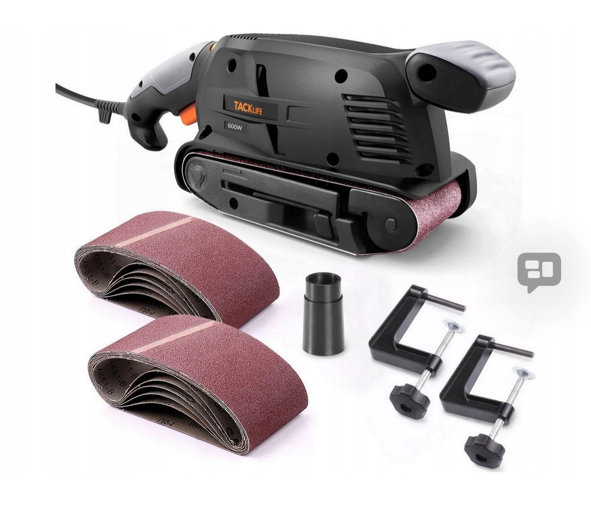 Tacklife B10 belt sander combine harvester 600W adjustable large set
