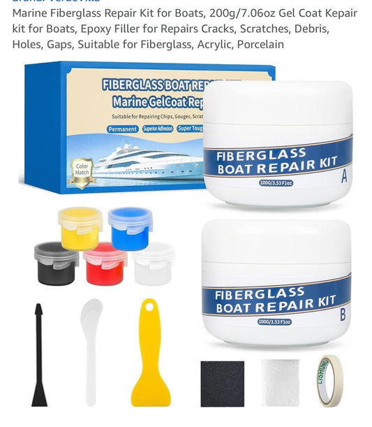 MARINE FIBERGLASS REPAIR KIT