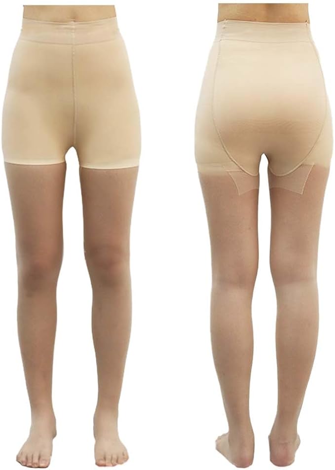 ONE PAIR HIGH WAIST PANTYHOSE NUDE