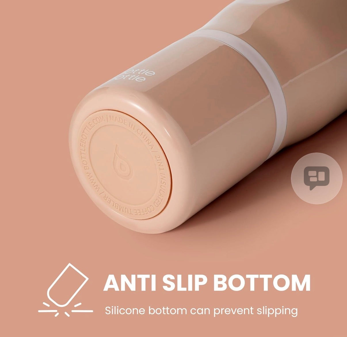 BOTTLE BOTTLE Stainless Steel Tumblers with Handle, Insulated Tumblers with 2 Lids, 22oz 2IN1 Coffee Cup for Home Office and Party, Travel Cups for Woman and Man as Gifts(Pink)