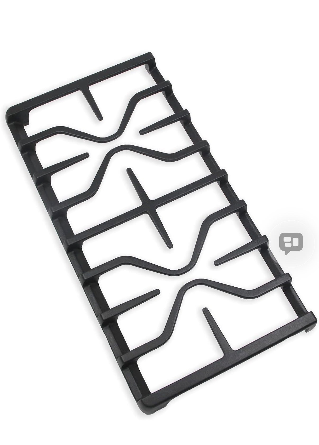 WB31X27151 WB31X24736 Stove Grate Replacement for GE Grate Cooktop Grids Gas Cooktop Grids GE Side Surface Oven Grids GE Cast Iron Stove Top Cooking Grids Parts Replacement 1 pc.