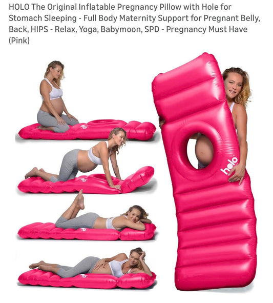 INFLATABLE PREGNANCY PILLOW WITH HOLE