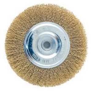 VULCAN Wire Wheel Brush 4 in Dia, 5/8 in Arbor