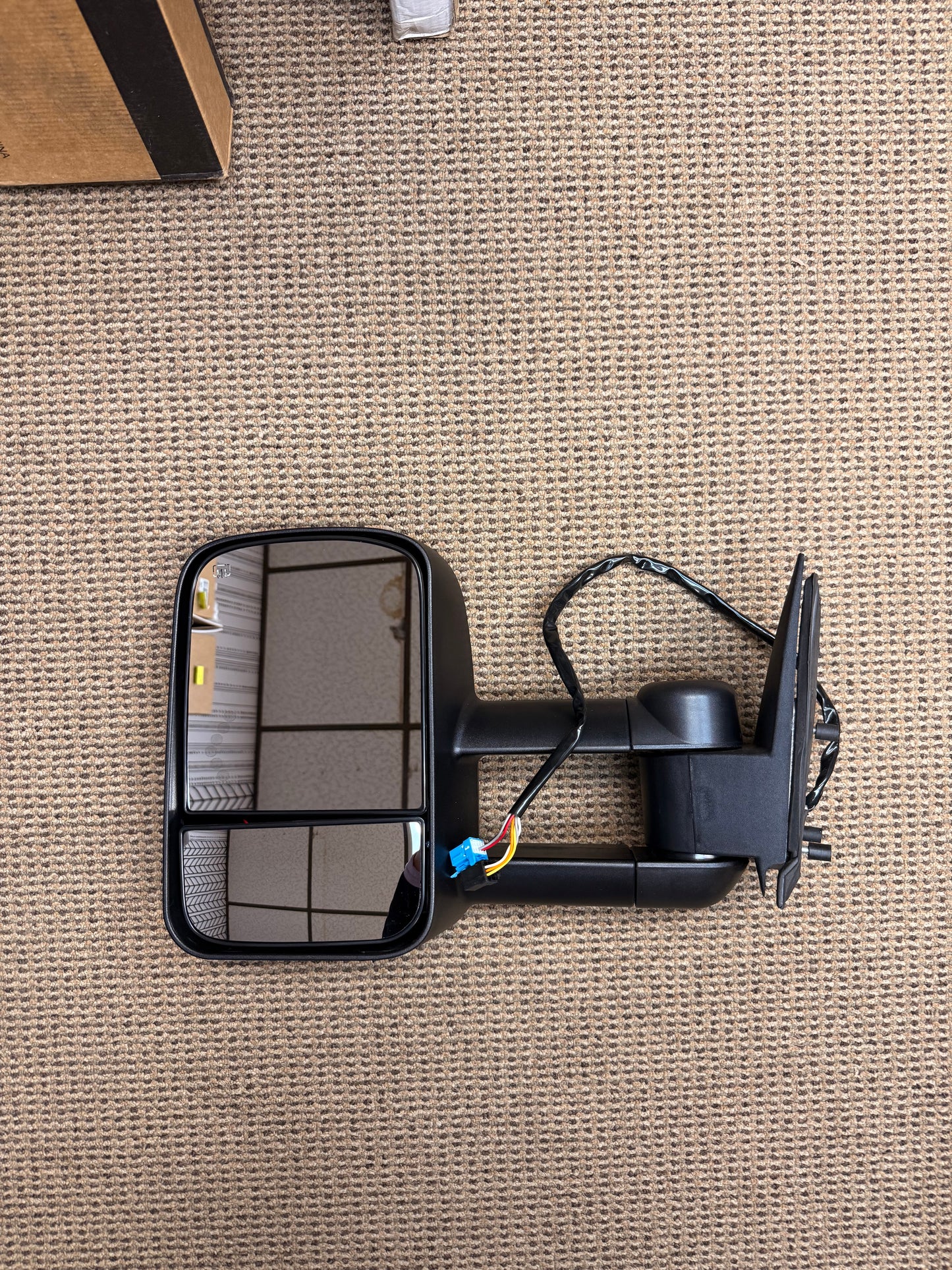 Driver Left Side Door Towing Mirror Power