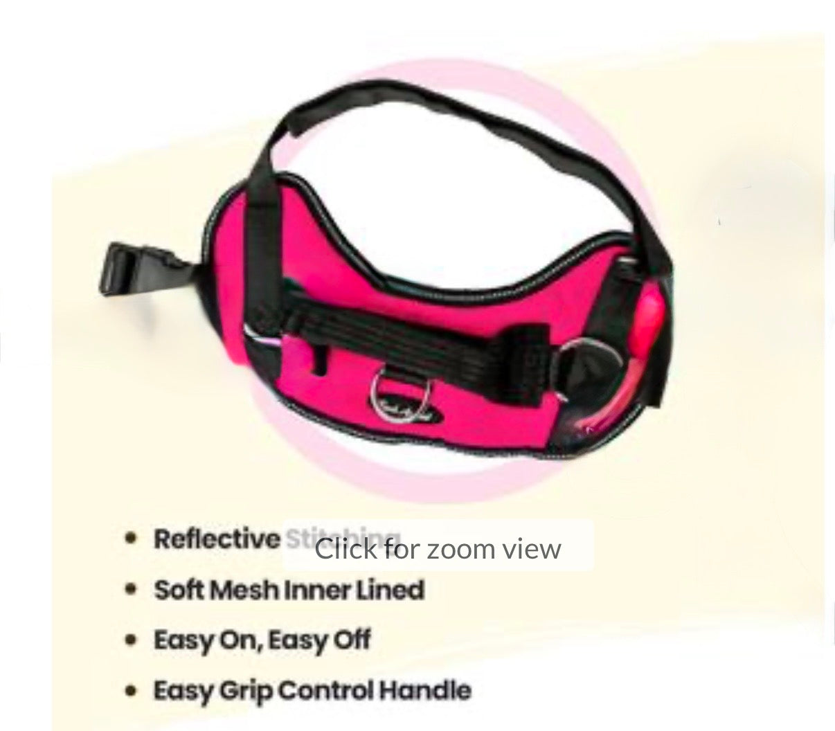 Bark Appeal Dog Harness NoPull Pet Harness Adjustable Reflective SoftPadded NoChoke Vest Harness With Easy Control Handl Sz small