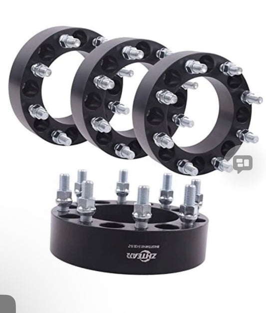8x6.5 to 8x170 Forged Wheel
Adapters 14x1.5 Studs Compatible with Chevy 2 inch