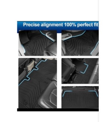 Peleus Floor Mats & Cargo Liner for 2017-2025 Chrysler Pacifica 7 or 8 Passenger (Not Hybrid) Fit for Pacifica Touring Series 2017-2025, Limited 2017-2020, L/L× 2017-
2019, for Voyager 2020-2025
#A7