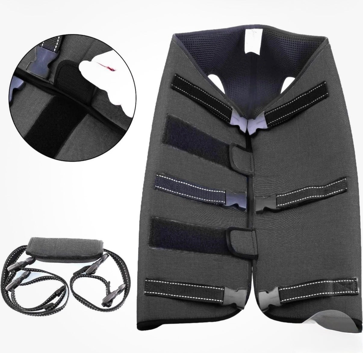 Coodeo Dog Lift Harness, Pet Support & Rehabilitation Sling Lift Adjustable   SZ XL