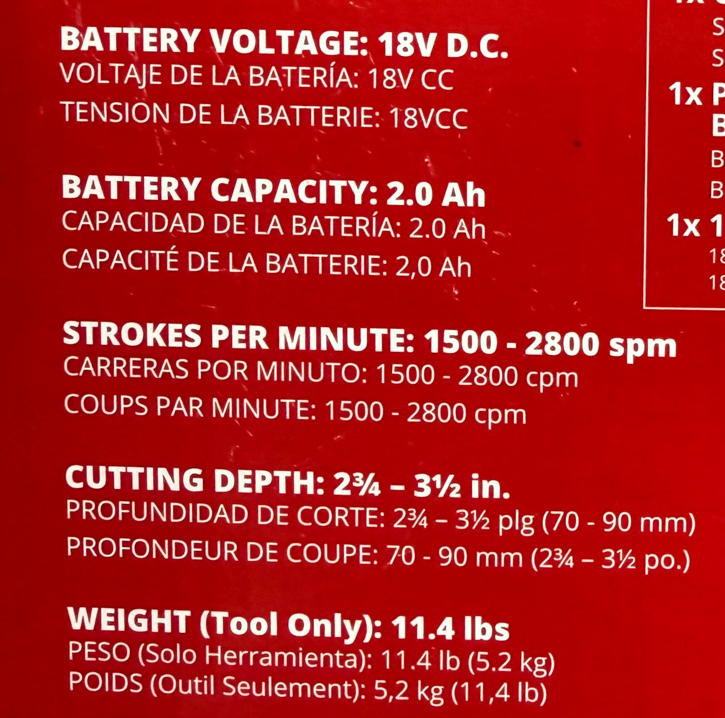 Einhell 18 volt 6 inch cordless tree pruning saw with battery and charger