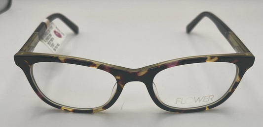 Flower Eyewear Maggie 6003 281 Tortoise 50-19-140 Flex Hinge