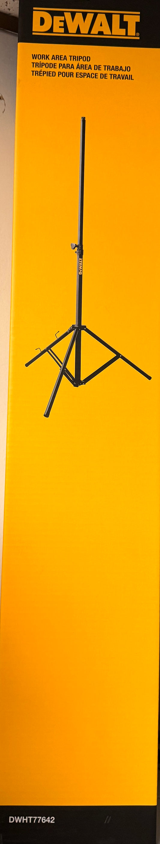 DeWALT DWHT77642 Heavy Duty Lightweight 25-72" Work Tripod