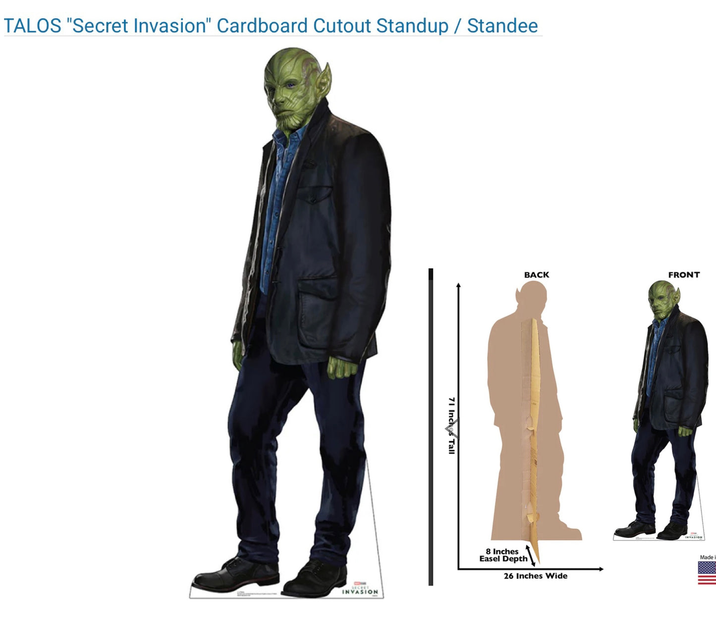 LIFESIZE CARDBOARD CUTOUT TALOS