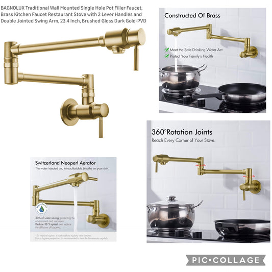 WALL MOUNTED SWIVEL FAUCET