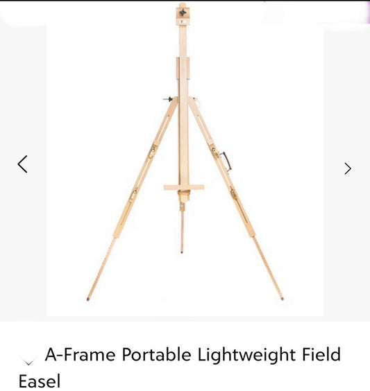 A FRAME PORTABLE LIGHTWEIGHT FIELD EASEL