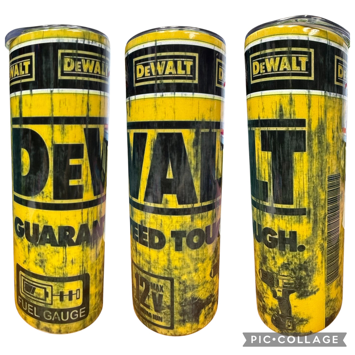 20OZ DEWALT TUMBLER W/STRAW