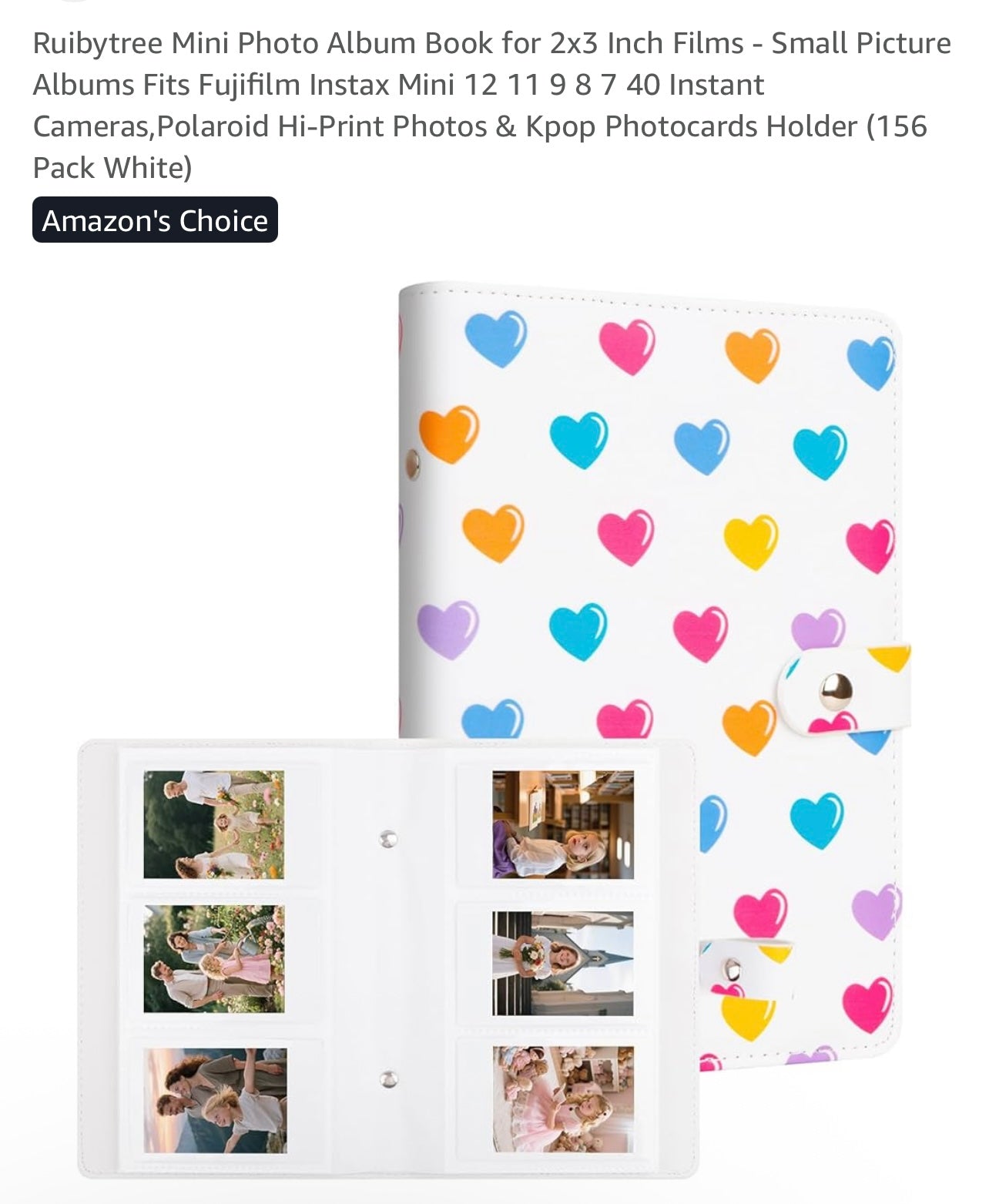 MINI PHOTO ALBUM FOR 2X3" FILMS