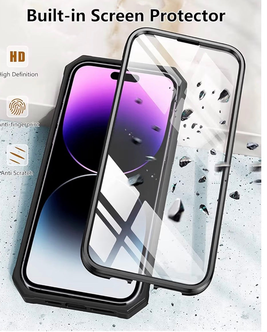 IPHONE 14 PRO MAX PHONE CASE MILITARY GRADE BLACK