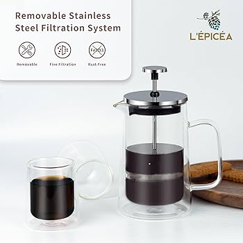 L'Épicéa French Press Coffee Maker