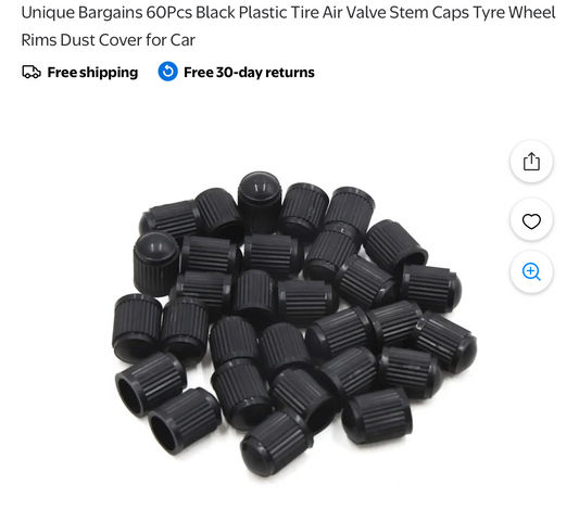 valve stem caps for bikes 60pc