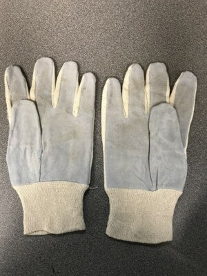 Comco Split Cowhide Leather Palm Gloves, Large 10"
